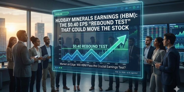 Hudbay Minerals Earnings (HBM): The $0.40 EPS “Rebound Test” That Could Move the Stock
