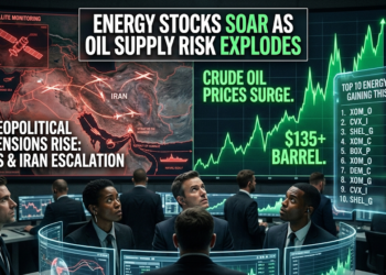 Top 10 Energy Stocks Gaining This Week as Oil Prices Surge