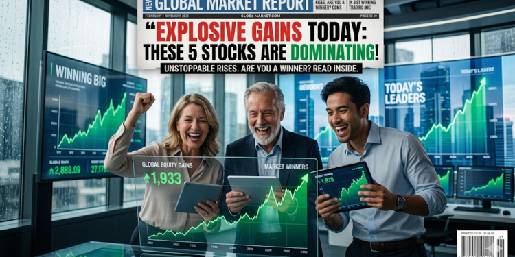 These 5 Stocks Are Winning Big Today