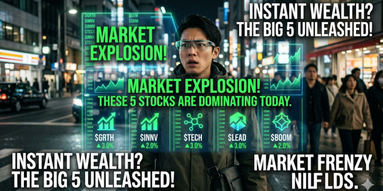 Top 5 Hottest Stocks Dominating the Market Today