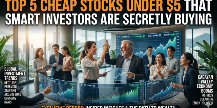 Top 5 Cheap Stocks Under $5 That Smart Investors Are Secretly Buying