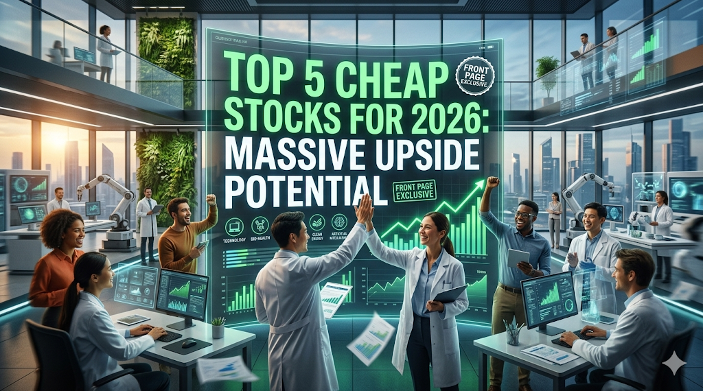 Top 5 Cheap Stocks for 2026 With Massive Upside Potential