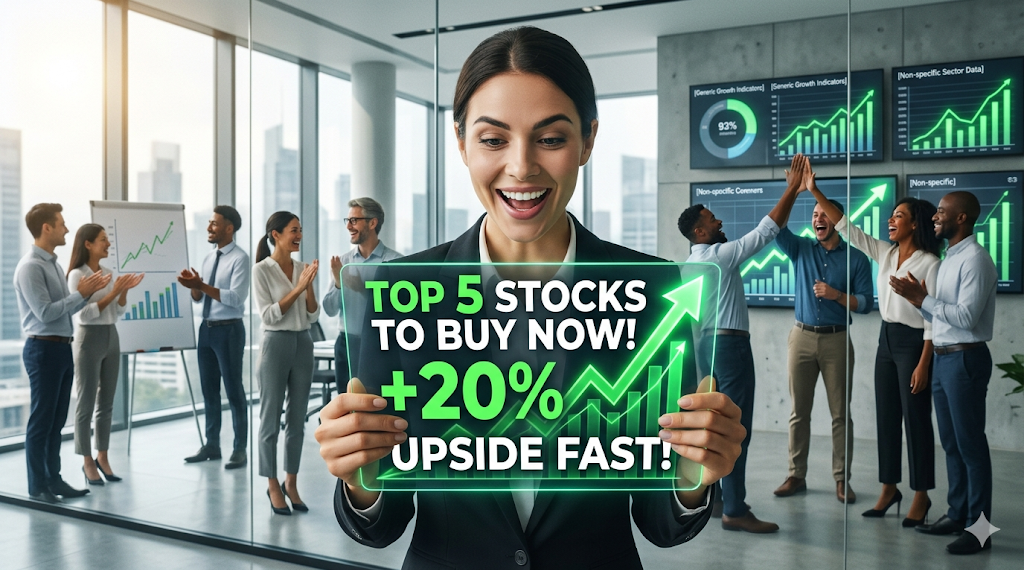 Top 5 Stocks to Buy Now That Could Deliver 20%+ Upside Fast