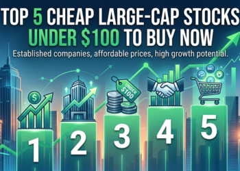 Top 5 Cheap Large-Cap Stocks Under $100 to Buy Now