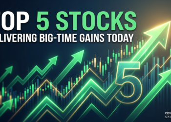Top 5 Stocks Delivering Big-Time Gains Today