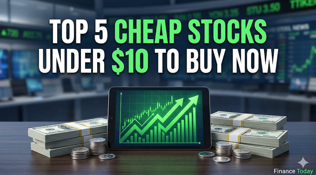Top 5 Cheap Stocks Under $10 To Buy Now