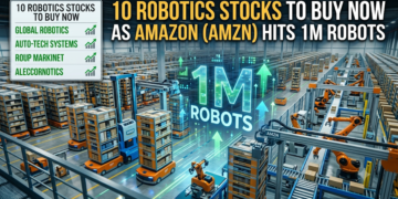 10 Robotics Stocks to Buy Now as Amazon (AMZN) Hits 1M Robots