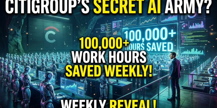 Citigroup (C)’s AI Army Is Quietly Saving 100,000 Work Hours Every Week